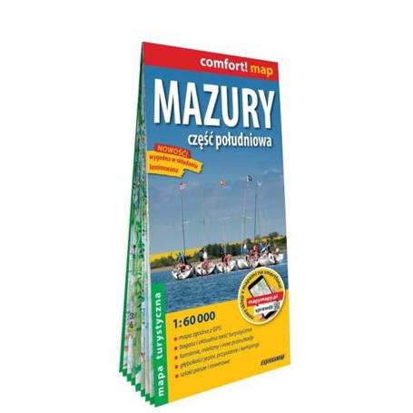 Comfort!map Mazury. Część południowa 1:60 000