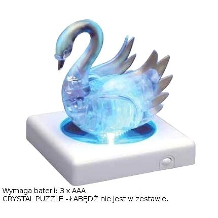 Crystal Puzzle Podstawka Dekoracyjna LED