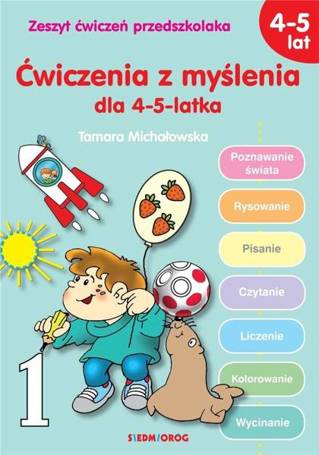 Ćwiczenia z myślenia dla 4-5-latka