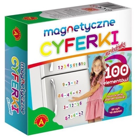 Cyferki magnetyczne na lodówkę