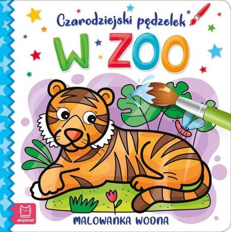 Czarodziejski pędzelek. W zoo. Malowanka wodna