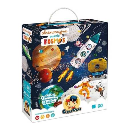 CzuCzu Obserwacyjne puzzle Kosmos 4+