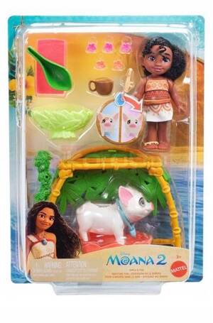 DISNEY MOANA VAIANA SIMEA SIOSTRA VAIANY mała lalka+ akcesoria do zabawy JBT59