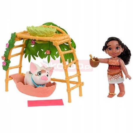 DISNEY MOANA VAIANA SIMEA SIOSTRA VAIANY mała lalka+ akcesoria do zabawy JBT59