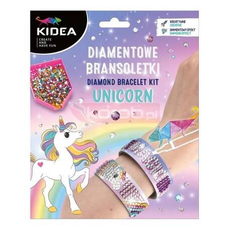 Diamentowe bransoletki Unicorn KIDEA