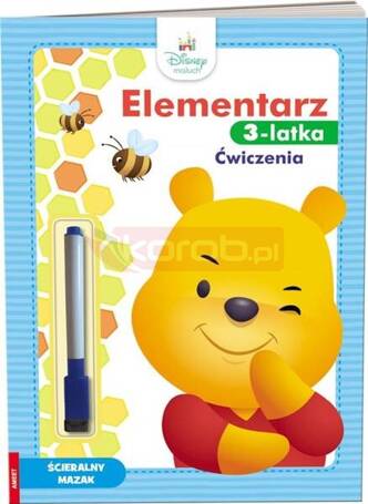 Disney Maluch. Elementarz. Ćwiczenia 3-latka