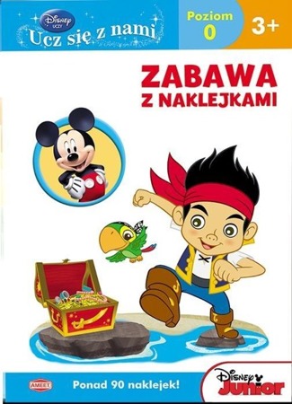 Disney Ucz się z nami. Zabawa z naklejkami 3+