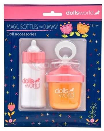 Dolls World Magiczne butelki mleko sok i smoczek