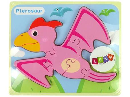 Drewniane puzzle Dinozaur Pterodaktyl MIX