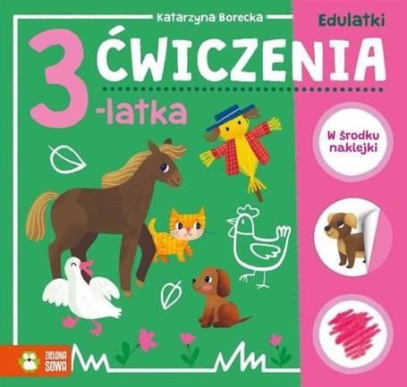 Edulatki. Ćwiczenia 3-latka