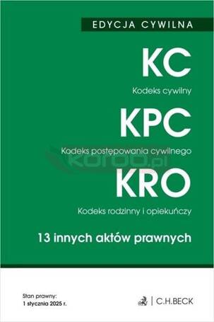 Edycja cywilna. KC, KPC, KRO