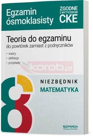 Egzamin ósmoklasisty SP 8 Matematyka Niezbędnik