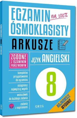 Egzamin ósmoklasisty - arkusze j. angielski GREG