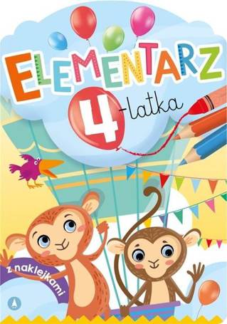 Elementarz 4-latka z naklejkami