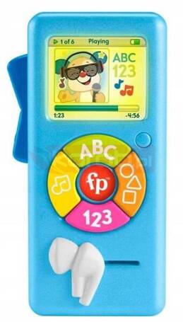 FISHER PRICE ODTWARZACZ MUZYCZNY interaktywna zabawka dla niemowląt HCR30