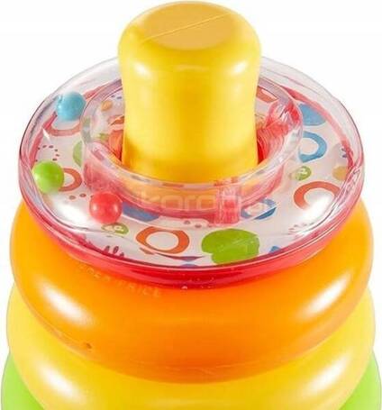 FISHER PRICE PIRAMIDKA Z KÓŁEK układanka dla malucha GKD51