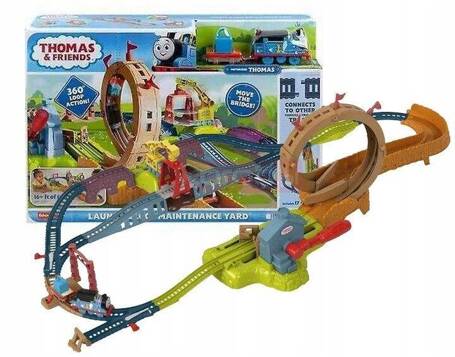 FISHER PRICE TOMEK ZESTAW TORÓW do zabawy EPICKA PĘTLA Plac remontowy HJY30