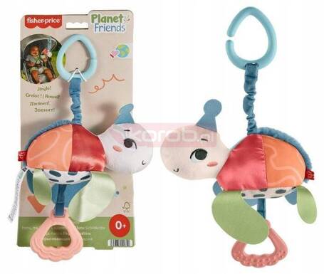 FISHER PRICE ŻÓŁWIK zawieszka sensoryczna dla maluszka PLANET FRIENDS HKD62