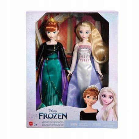 FROZEN LALKA KSIĘŻNICZKA ELSA + ANNA zestaw lalek HMK51