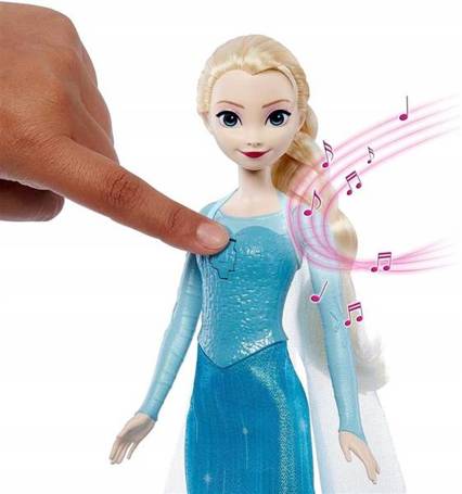 FROZEN LALKA KSIĘŻNICZKA ELSA śpiewająca po polsku HMG36