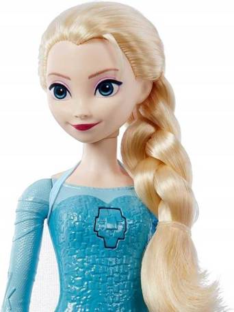 FROZEN LALKA KSIĘŻNICZKA ELSA śpiewająca po polsku HMG36