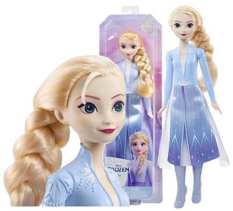 FROZEN LALKA KSIĘŻNICZKA ELSA w niebieskiej sukni HLW48