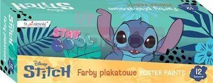 Farby plakatowe 12 kolorów 20ml Stitch