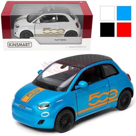 Fiat 500e z nadrukiem 1:28