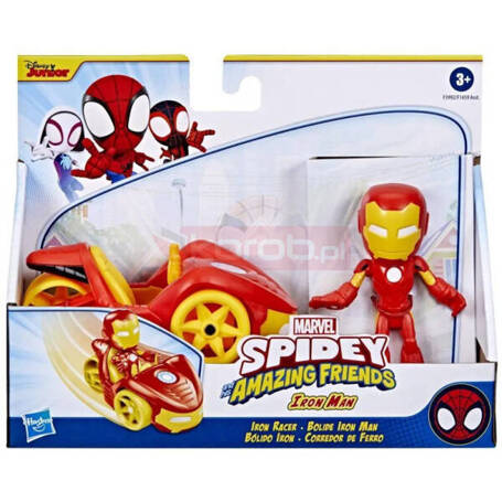 Figurka z pojazdem Spidey i Super-Kumple Iron Man 