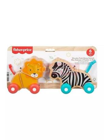 Fisher Price Zwierzątka drewniane do pchania