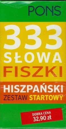 Fiszki na start! 333 słowa. Hiszpański PONS