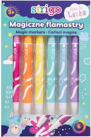 Flamastry magiczne Lenka 6szt STRIGO