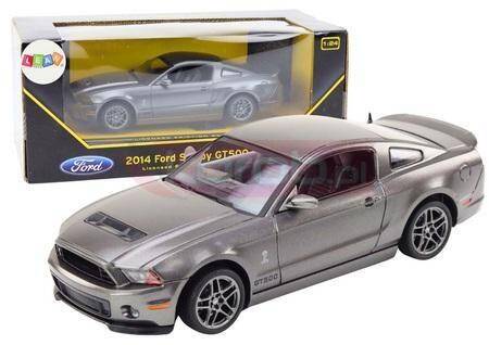 Ford Shelby GT500 1:24 z napędem srebrny