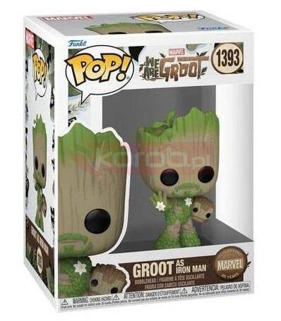 Funko Figurka POP Marvel: Groot jako Iron Man