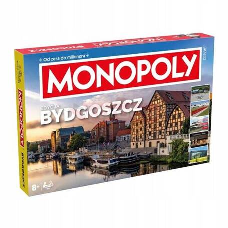 GRA PLANSZOWA MONOPOLY MIASTO BYDGOSZCZ + gratis puzzle 1000 el