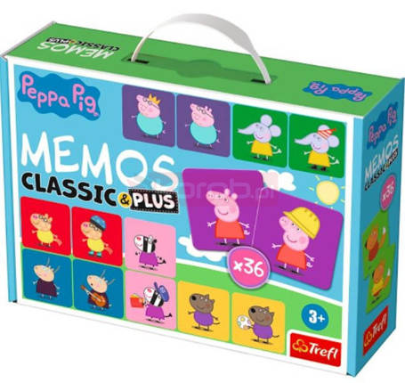 Gra Memos classic & plus Świnka Peppa