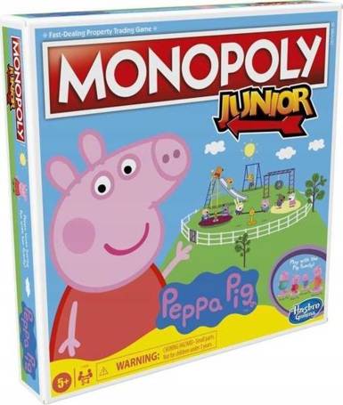 Gra Monopoly Junior Świnka Peppa w j.polskim F1656