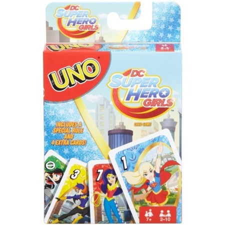 Gra Uno DC Super Hero Girls