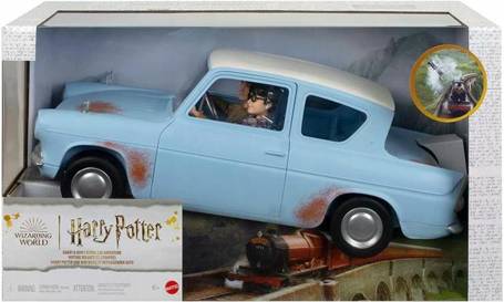 HARRY POTTER LALKA HARRY + RON + LATAJĄCE AUTO HHX03