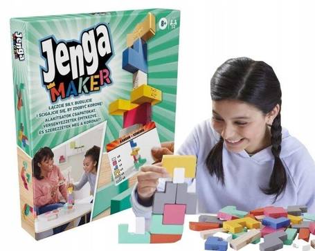 HASBRO GRA ZRĘCZNOŚCIOWA JENGA MAKER oryginalna F4528