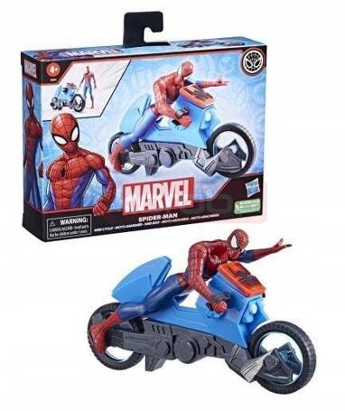 HASBRO MARVEL SPIDERMAN FIGURKA SPIDERMAN z motorem WEB CYCLE F5074