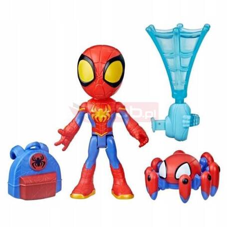 HASBRO SPIDER-MAN SPIDEY WEBSPINNERS F7256 figurka Spidey z pajęczym botem