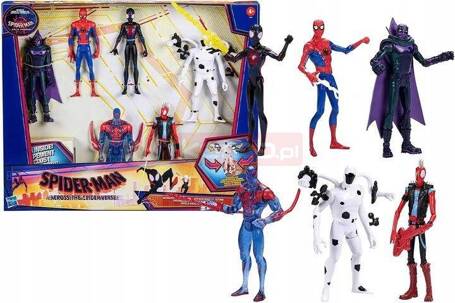 HASBRO SPIDERMAN ULTIMATE SHOWDOWN zestaw 6 figurek superbohaterów F6100