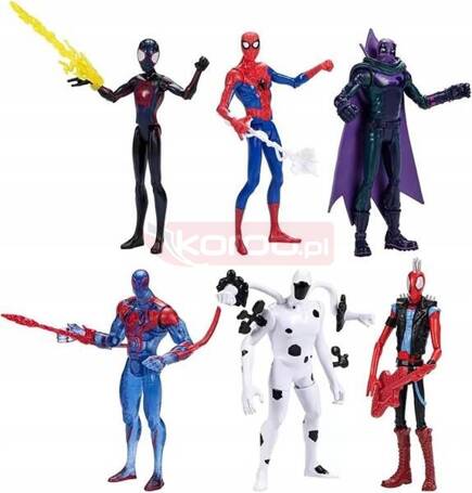 HASBRO SPIDERMAN ULTIMATE SHOWDOWN zestaw 6 figurek superbohaterów F6100