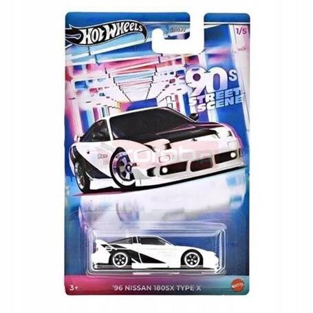 HOT WHEELS 90s Street Scene 1/5 autko '96 Nissan 180SX TYPE X JCB57