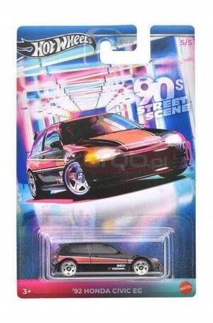 HOT WHEELS 90s Street Scene 5/5 autko '92 Honda Civic EG JCB56