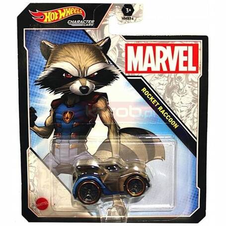 HOT WHEELS CHARACTER CARS MARVEL Rocket Racoon HHB96