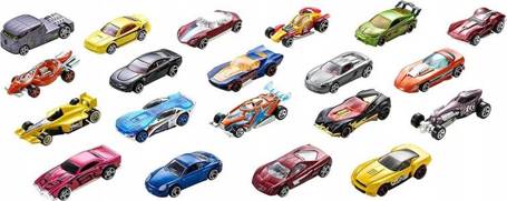 HOT WHEELS DWUDZIESTOPAK ZESTAW 20 AUTEK DXY59