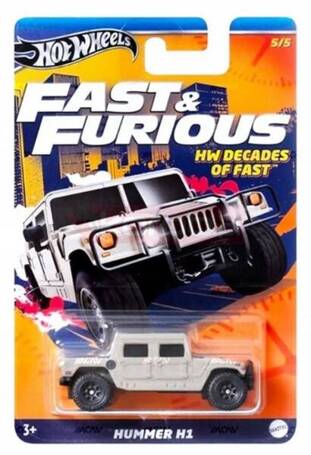 HOT WHEELS FAST AND FURIOUS HW DECADES OF FAST 5/5 HUMMER H1 HRW45