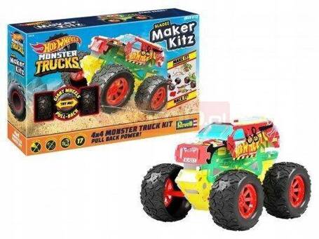 HOT WHEELS MAKER KITZ MONSTER TRUCK DO SKŁADANIA złóż swojego monster truck 5780